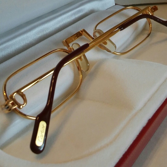 Mens Cartier Demi lune eyeglasses 100% Quavo - Picture 4 of 6